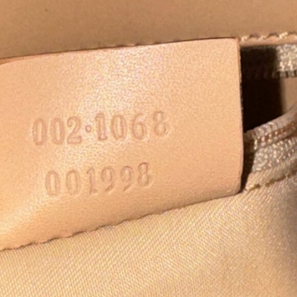 GUCCI NYLON Vintage Jackie Bardot Beige - Picture 6 of 13